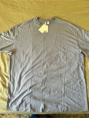 Casual T-Shirt Dress - Light Blue